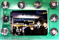 PSYCHO-PASS サイコパス 缶バッジ＆ポストカードセット 「PSYCHO-FES サイコフェス」