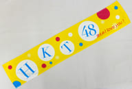 HKT48 マフラータオル 「控えめI love you !」