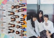 B2特大両面ポスター(八つ折) 日向坂46/金村美玖＆河田陽菜＆丹生明里(日向坂46) BUBKA 2019年5月号付録