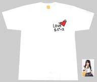 木﨑ゆりあ(SKE48) オリジナル言魂Tシャツ 第3弾(プロモーションカード付き) ホワイト Lサイズ