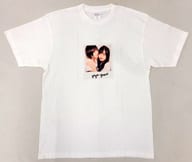 山本彩＆太田夢莉 “PHOTO”Tシャツ(saya-yuuri Ver.) ホワイト Lサイズ 「SAYAKA SONIC ～さやか、ささやか、さよなら、さやか～」 NMB48オフィシャルオンラインショップ予約限定