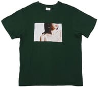 勝田里奈卒業記念メモリアルTシャツ グリーン XLサイズ 「アンジュルム ライブツアー 2019夏秋『Next Page』」 ～勝田里奈卒業スペシャル～」