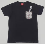 嘴平伊之助(ポケット) OJICO Tシャツ ブラック レディースMサイズ 「鬼滅の刃×OJICO」