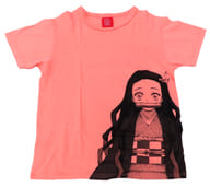 竈門禰豆子 OJICO Tシャツ ベビーピンク L 「鬼滅の刃×OJICO」