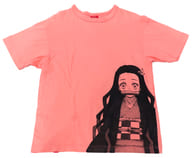 竈門禰豆子 OJICO Tシャツ ベビーピンク メンズ3L 「鬼滅の刃×OJICO」