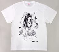 片岡未優(虹のコンキスタドール) Tシャツ ホワイト Mサイズ 「片岡未優 生誕イベント『オトナの階段のぼっちゃいますか!? #みゆてんはたちにき」