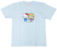 渡辺美優紀×ハローキティ ちゃんりおTシャツ ブルー XLサイズ 「AKB48×CHANRIO-ちゃんりお-」 AKB48 CAFE＆SHOP・AKB48グループショップ限定