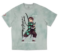 TANJIRO WASHED TEE GREEN Lサイズ 「PRIMITIVE x DEMON SLAYER」