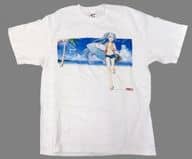 初音ミク 半袖Tシャツ(ビーチクルージンver.) ホワイト Mサイズ 「初音ミク×ダイハツ」 DBCストア限定