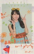 賀喜遥香 ポラロイド風ステッカー 「乃木坂46 真夏の全国ツアー2024 CAFE ＆ TRAVEL BUS」 コラボメニュー注文特典 後期
