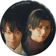反橋宗一郎(村田健)＆岡田地平(渋谷勝利)/背景：黒 缶バッジコレクション 「舞台 魔劇『今日から(マ)王!』 ～魔王暴走編～」