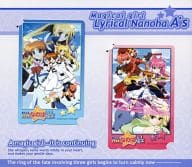 (2枚組)高町なのは/フェイト・テスタロッサ/シグナム/計6名「魔法少女リリカルなのはA’s [台紙付き]」 
