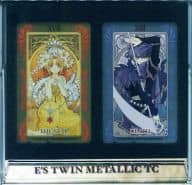 (2枚組) 明日香=篤川/戒=玖堂「E’S TWIN METALLIC TC/結賀さとる [ケース付き]」 Gファンタジー2003年5・6月号全プレ