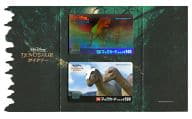 (2枚組) 計4頭「マックカード500円 Dinosaur [台紙付き]」