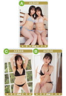 (3枚組) 「図書カードNEXT500円 鈴木くるみ/田口愛佳(AKB48) [台紙付き]」 BOMB 2024年2月号 全プレ