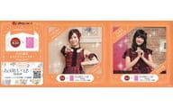 No.4 松井珠理奈/小畑優奈(SKE48) オリジナルコースター 「ガスト×AKB48グループ」 あの頃がいっぱい～AKB48ミュージックビデオ集～販売記念コラボキャンペーン