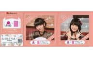No.12 荻野由佳(NGT48)/小畑優奈(SKE48) オリジナルコースター 「バーミヤン×AKB48グループ」 あの頃がいっぱい～AKB48ミュージックビデオ集～販売記念コラボキャンペーン