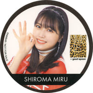 白間美瑠 コースター 「NMB48×goodspoon コラボカフェ」 コラボメニュー注文特典