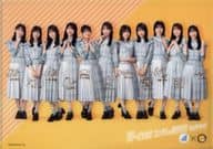 日向坂46(11人/背景オレンジ) オリジナルA4クリアファイル 「日向坂46×カレーハウスCoCo壱番屋 帰ってきた! ココイチ de HAPPY! キャンペーン 第2弾」 スープカレー! de HAPPY! キャンペーン 特典