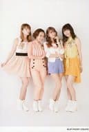 チャオ ベッラ チンクエッティ/集合(4人)/全身・衣装ピンク白黄・左手顎・右手スカート・背景白・A5ワイドサイズ/「TOKYO IDOL FESTIVAL 2016」会場物販生写真