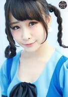 PASSPO☆/増井みお/バストアップ・衣装青・水色・黒/公式生写真