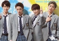 集合(4人)/横型・膝上・キャラクターショット・2Lサイズ/龍峰高校ver/舞台「男水!」会場限定物販購入特典ブロマイド