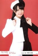 本間日陽/上半身・両手リボン/NGT48 劇場トレーディング生写真セット2017.August net shop限定Ver.