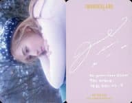 ジェシカ(Jessica)/横型・バストアップ・衣装白・帽子・左腕曲げ/CD「Wonderland」特典トレカ