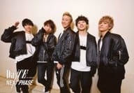 Da-iCE/集合(5人)/横型・全身(足見切れ)・衣装黒・センター大野・体左向き・花村右手ピース・和田両手ポケット・背景白/「Da-iCE LIVE TOUR 2017 -NEXT PHASE-」公式LIVE写真