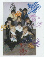 ☆B2takes!/集合(8人)/直筆サイン入り・全身・衣装黒・白・グレー・座り・山下両手人差し指立て/雑誌「W! vol.14」抽選プレゼント当選品 生ポラロイド