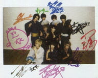 ☆B2takes!/集合(8人)/直筆サイン入り・横型・全身・衣装黒・白・浴衣・扇子・前列3人座り・センター志田・右手上げ/雑誌「W! vol.15」抽選プレゼント当選品 生ポラロイド