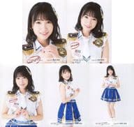 ◇朝長美桜/HKT48 2018年4月度 net shop限定個別生写真 April vol.01/02 5種コンプリートセット