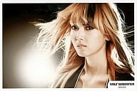 少女時代/JESSICA(ジェシカ)/横型・バストアップ・衣装黒・ロゴ「GIRLS’ GENERATION」/everysing 限定ポストカードサイズ生写真