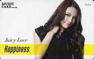 Happiness/須田アンナ/CD「JUICY LOVE」ミュージックカード