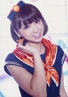 PASSPO☆/岩村捺未/バストアップ・衣装紺・オレンジ・右手髪/夏空HANABI/東名阪Zeppツアー 会場販売生写真