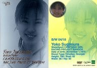 B/W 04/18 ： 杉村陽子/Black＆White(箔押し仕様)/GALS PARADISE CARDS 2001 RACE QUEEN COLLECTION Series1