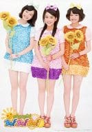 おはガールちゅ!ちゅ!ちゅ!/集合(3人)/全身・両手向日葵・夏サンキュ衣装/公式生写真
