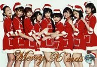 ぱすぽ☆/集合(9人)/横型・膝上・「Merry X’mas」/ワンマンフライト限定クリスマス生写真