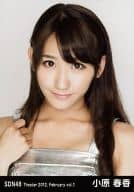 小原春香/バストアップ/劇場トレーディング生写真セット2012.February vol.1