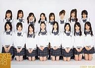 SKE48/集合(16人)/横型・制服・前列膝立ち/公式生写真