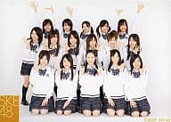 SKE48/集合(16人)/横型・制服・前列座り・手パー/公式生写真