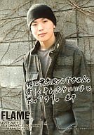 FLAME/金子恭平/膝上・ジャケット黒・ニット帽/メッセージ付き/BEAT MAGIC 2004 Spring message for you!