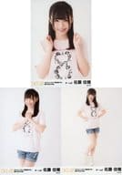 ◇佐藤佳穂/SKE48 22ndシングル「無意識の色」握手会会場限定ランダム生写真 3種コンプリートセット
