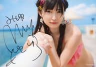 ☆虹のコンキスタドール/片岡未優/直筆サイン入り・横型/「サマーとはキミと私なりっ!!」アフターサマーグッズ 虹コン水着グッズ詰め合わせセット特典ランダムブロマイド