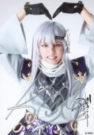 ☆渡辺和貴(ワギナオ)/直筆サイン入り・キャラクターショット/舞台版「『誰ガ為のアルケミスト』-Last Blue 漆黒から、君二-」魔槍の黒騎士パック特典ブロマイド