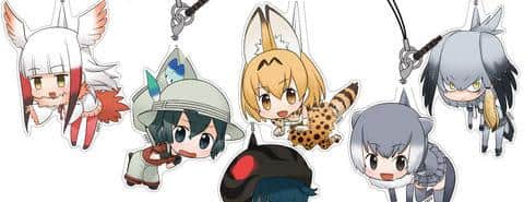 どったんばったん大騒ぎ!「けものフレンズ アクリルつままれストラップ」好評発売中!