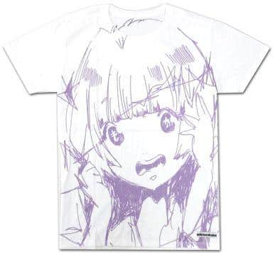 【１点限り】最上もが(でんぱ組.inc) 新イラストTシャツ ホワイト Lサイズ入荷！