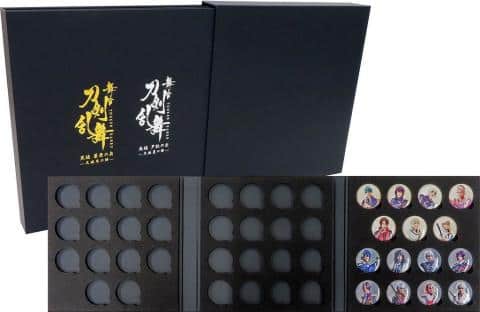 【受注生産限定】天伝・无伝 缶バッジコレクションホルダー「舞台『刀剣乱舞』5周年記念グッズ」好評販売中!