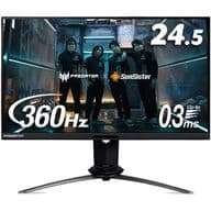 ゲーミングモニター Acer Predator X25 24.5型ワイド (ブラック) [X25SST2021]