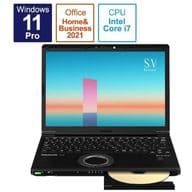 パナソニック モバイルノートパソコン レッツノートSV (ブラック) [CF-SV2MDUCR]